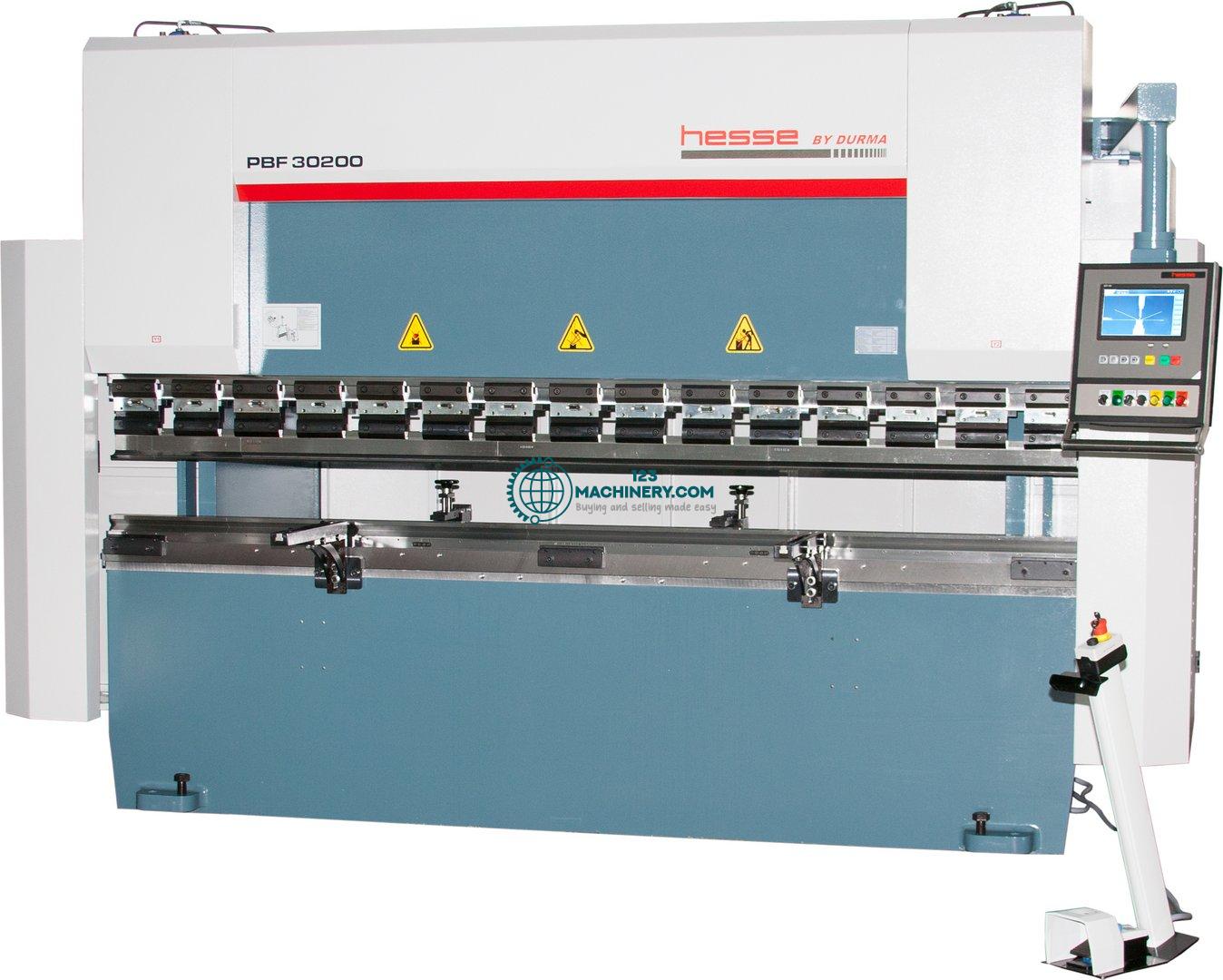Hydraulic CNC press brake HESSE by DURMA PBF 30200