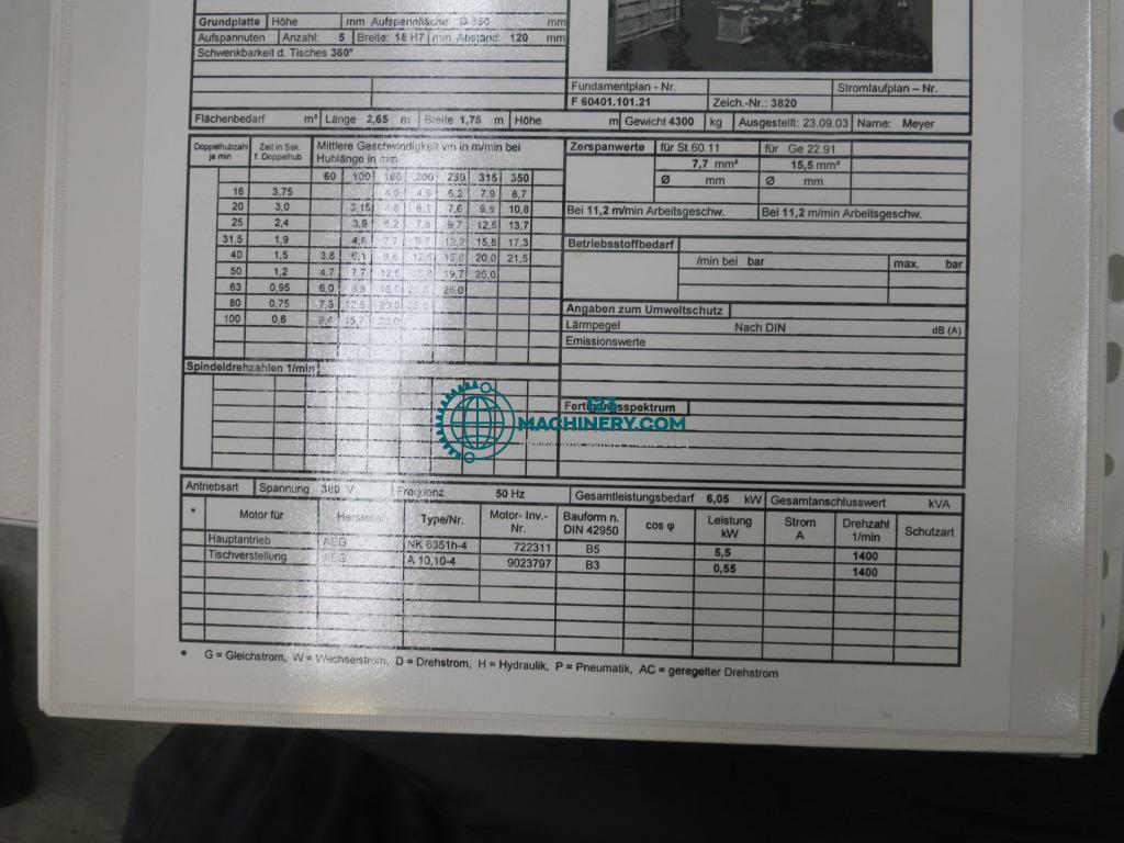 Afficher l`annonce Nuten-Stossmaschine