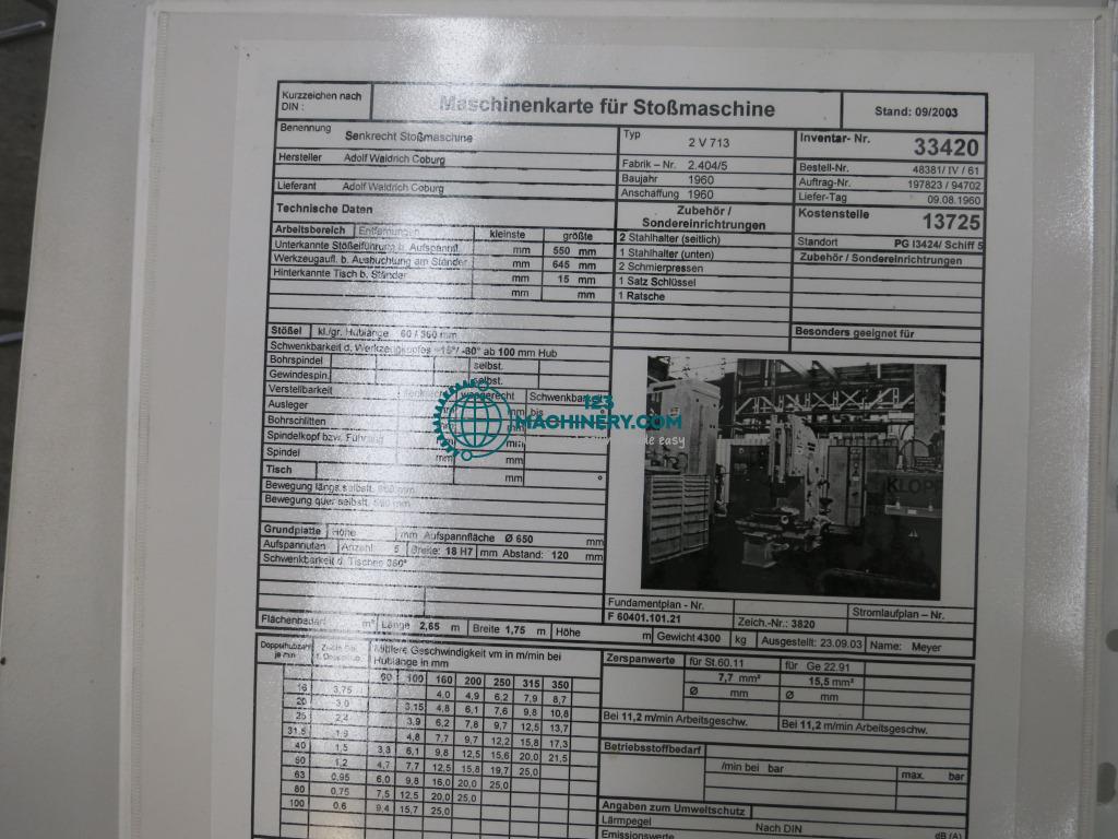 Afficher l`annonce Nuten-Stossmaschine