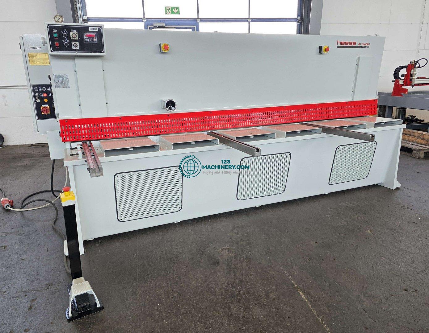 Hydraulic plate shear HESSE by DURMA JDHGM 3006