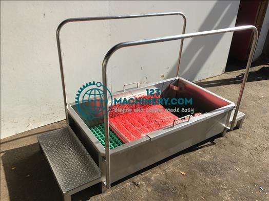 Syspal RVS laarzenwasstation