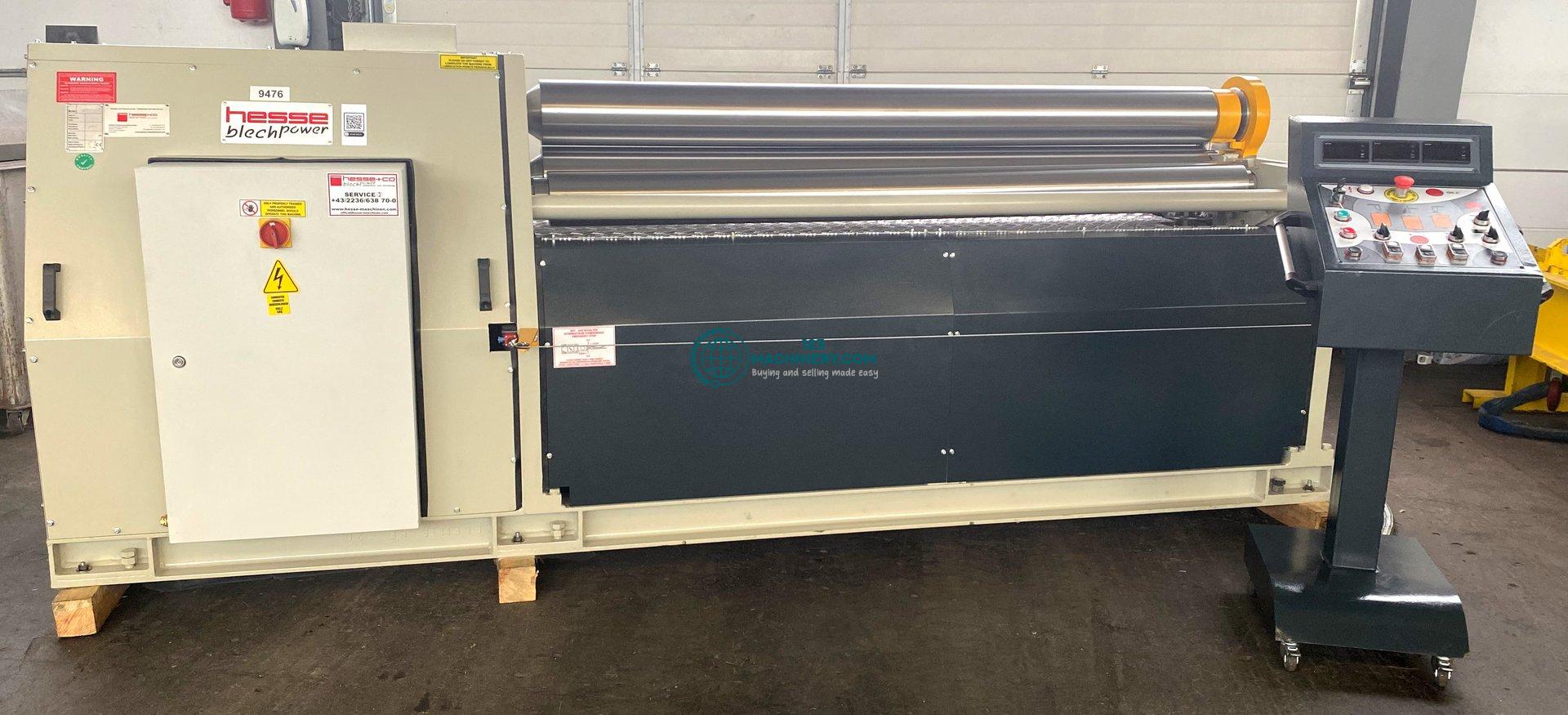Motorized 4-roll plate bending machine HESSE by IS