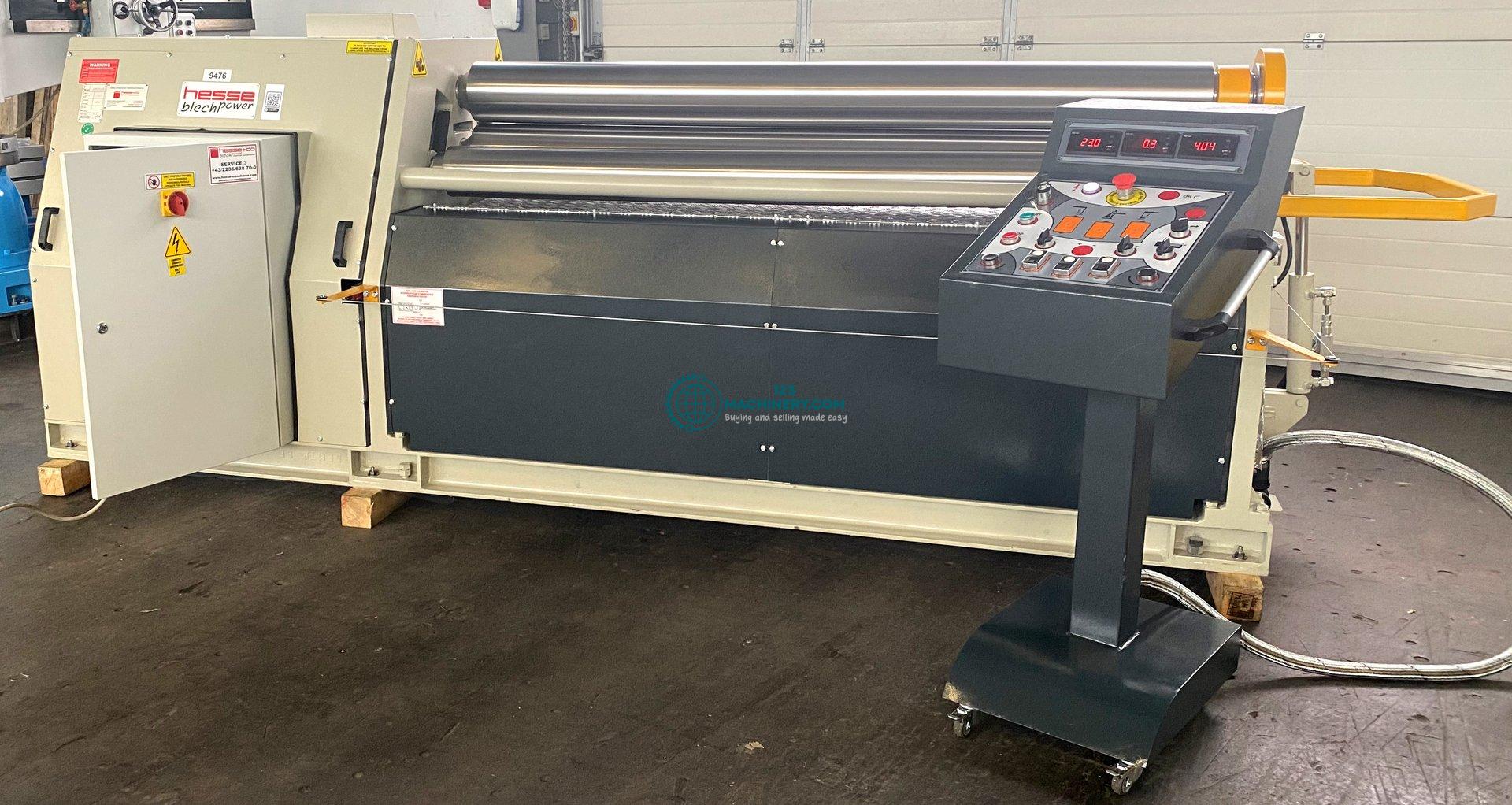 Afficher l`annonce Motorized 4-roll plate bending machine HESSE by IS
