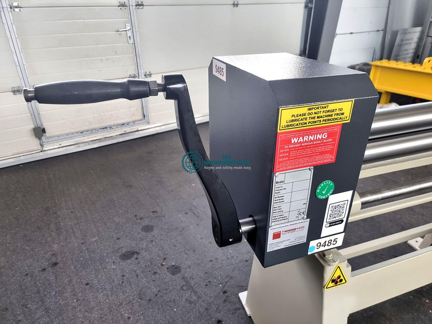 Manual 3-roll plate bending machine HESSE by ISITAN R 1050 x