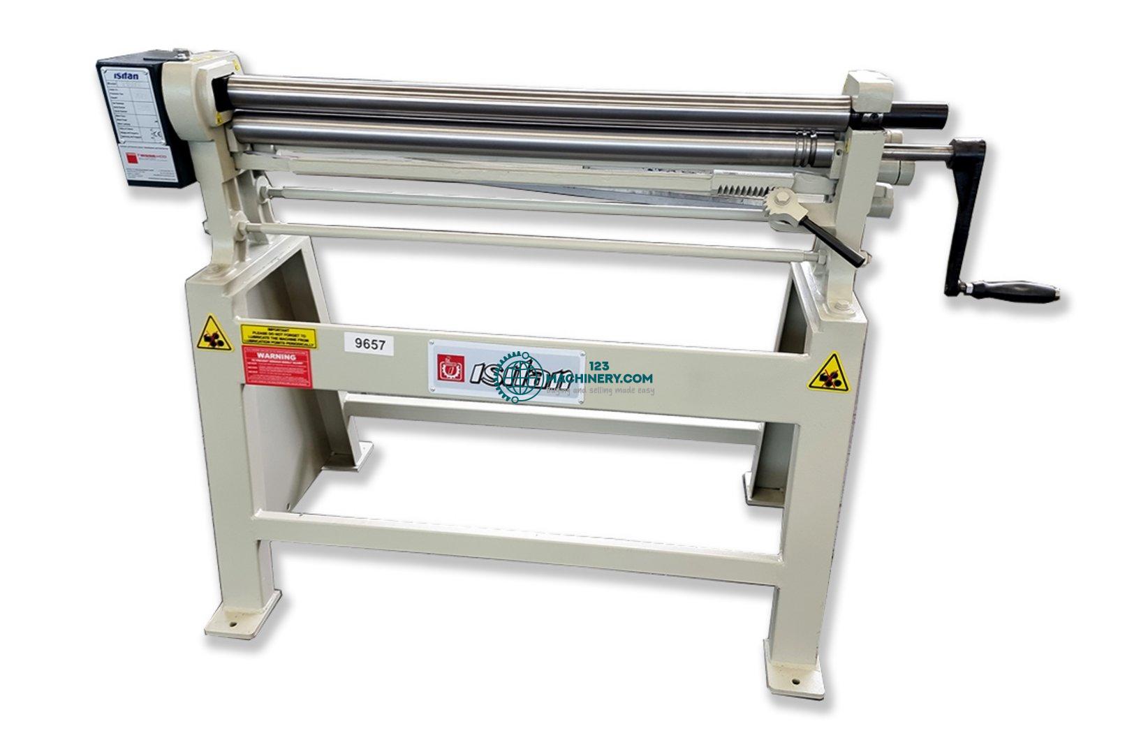 Manual 3-roll plate bending machine HESSE by ISITAN R 1050 x