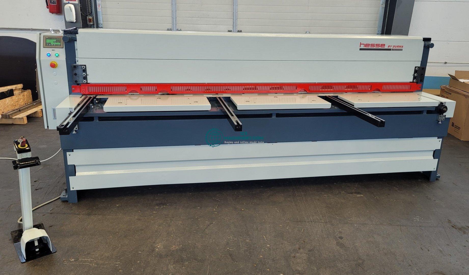 Motorized plate shear HESSE by DURMA MS 3004
