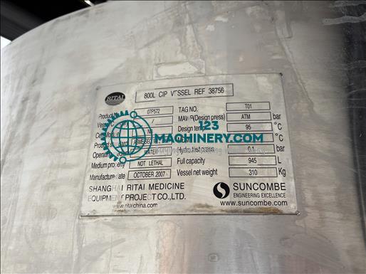 Show advert Ritai 800L holding vessel