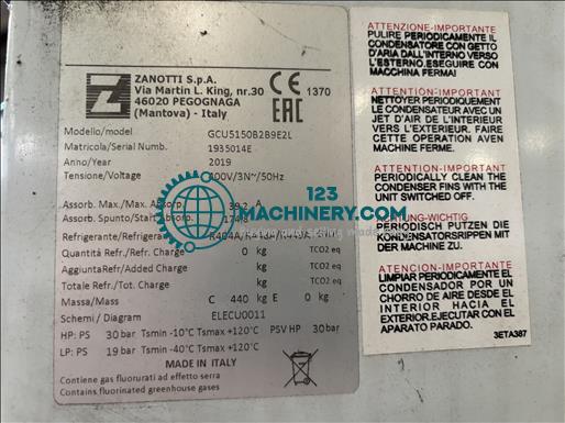 Zanotti Uniblock GCU5150B2B9E2L Horizontal condensing unit