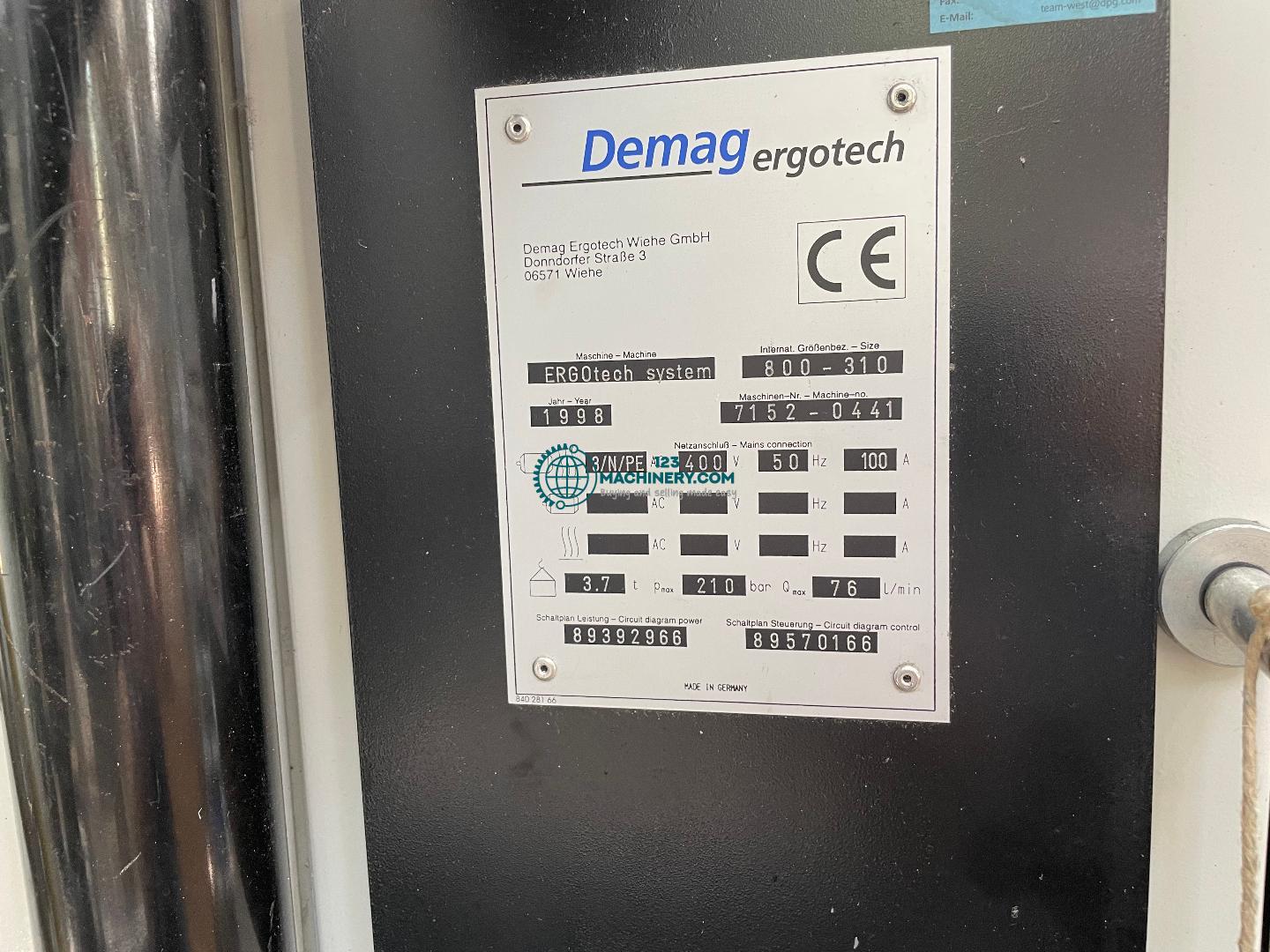Used DEMAG ERGOtech system 800-310