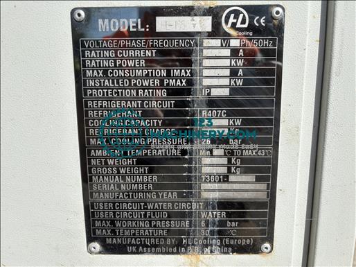 Mostrar anuncio HL Cooling HL155 Water Chiller