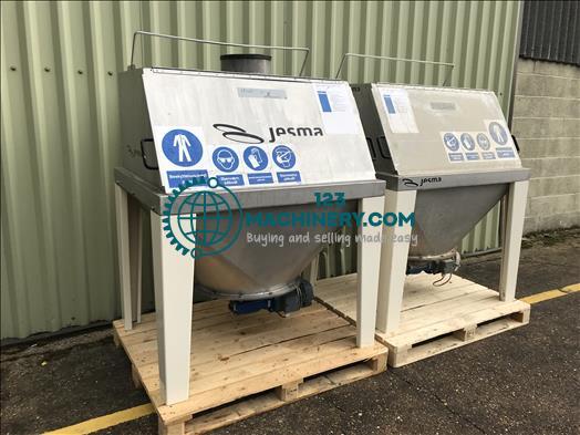 Jesma 250Kg stainless agitated hopper