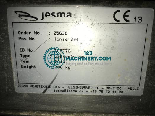 Jesma 250Kg stainless agitated hopper