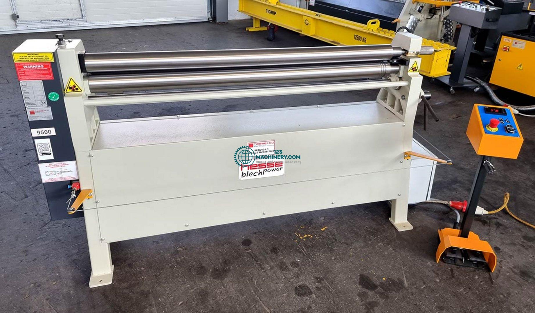 Motorized 3-roll plate bending machine HESSE by ISITAN RM 15