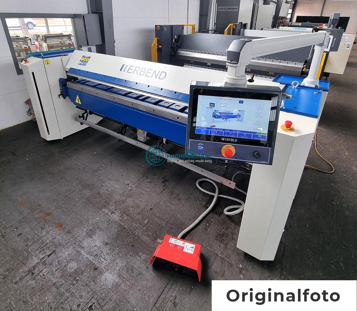 Motorized folding machine ERBEND MFG 2515