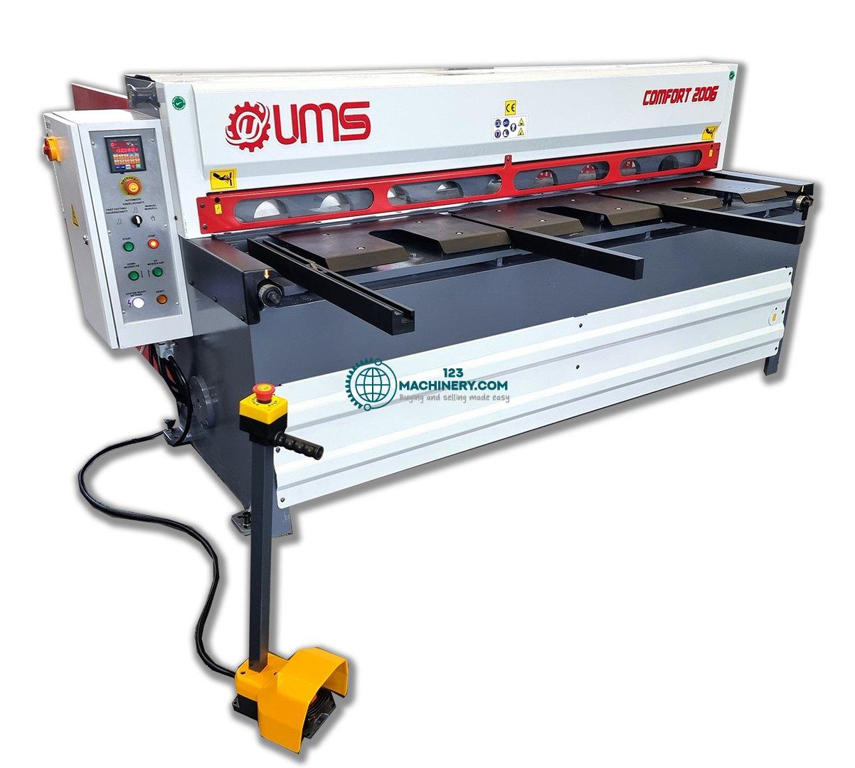 Motorized plate shear UMS Comfort 1506