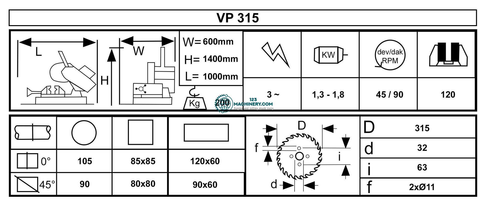Circular saw for steel HESSE by ISITAN VP 315