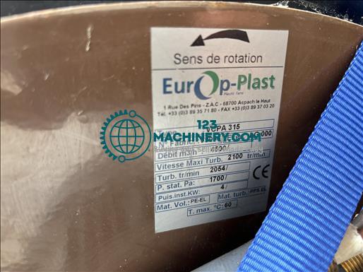Europplast VCPA315 Centrifugal extraction fan