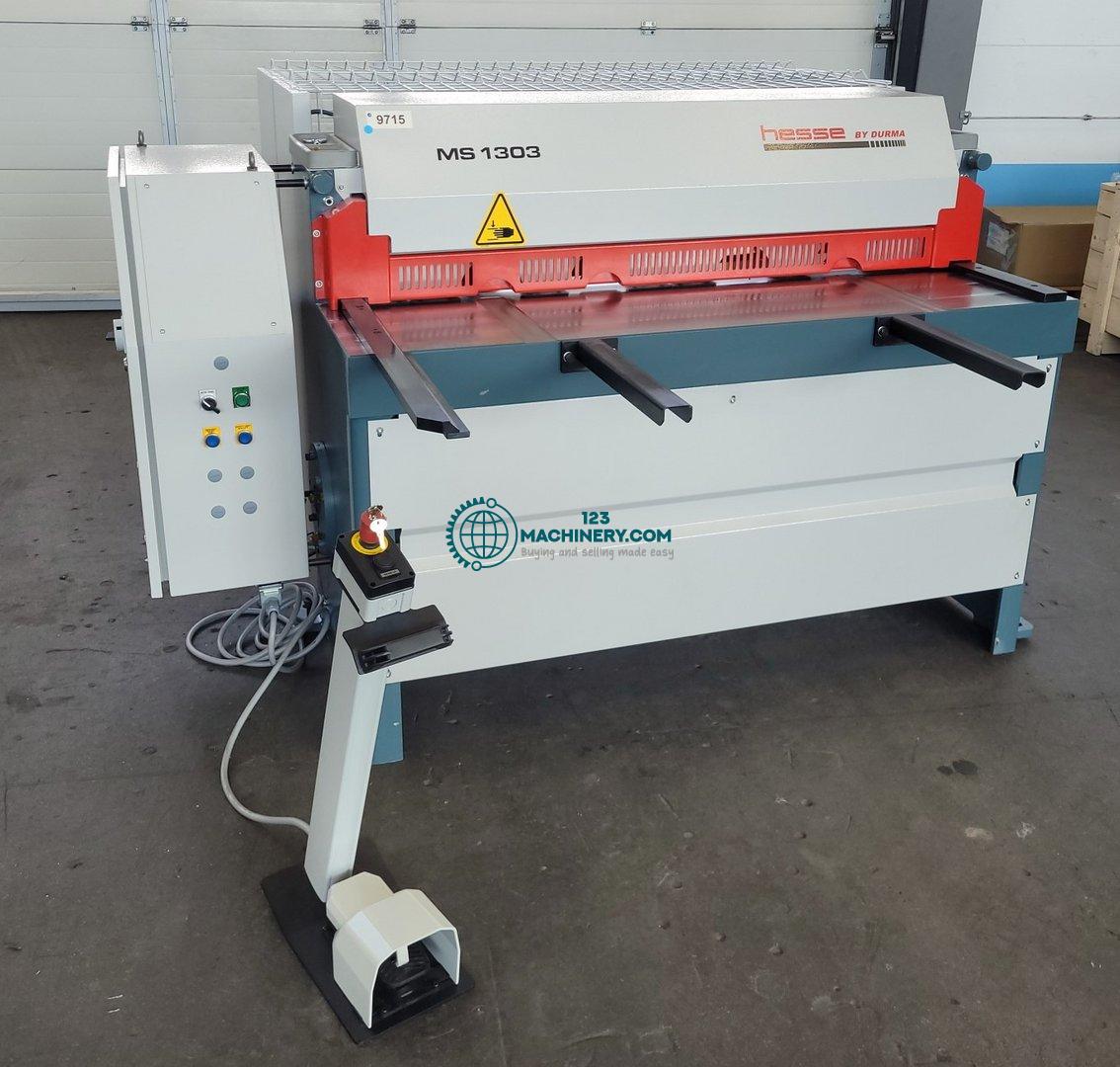 Afficher l`annonce Motorized plate shear HESSE by DURMA MS 1303