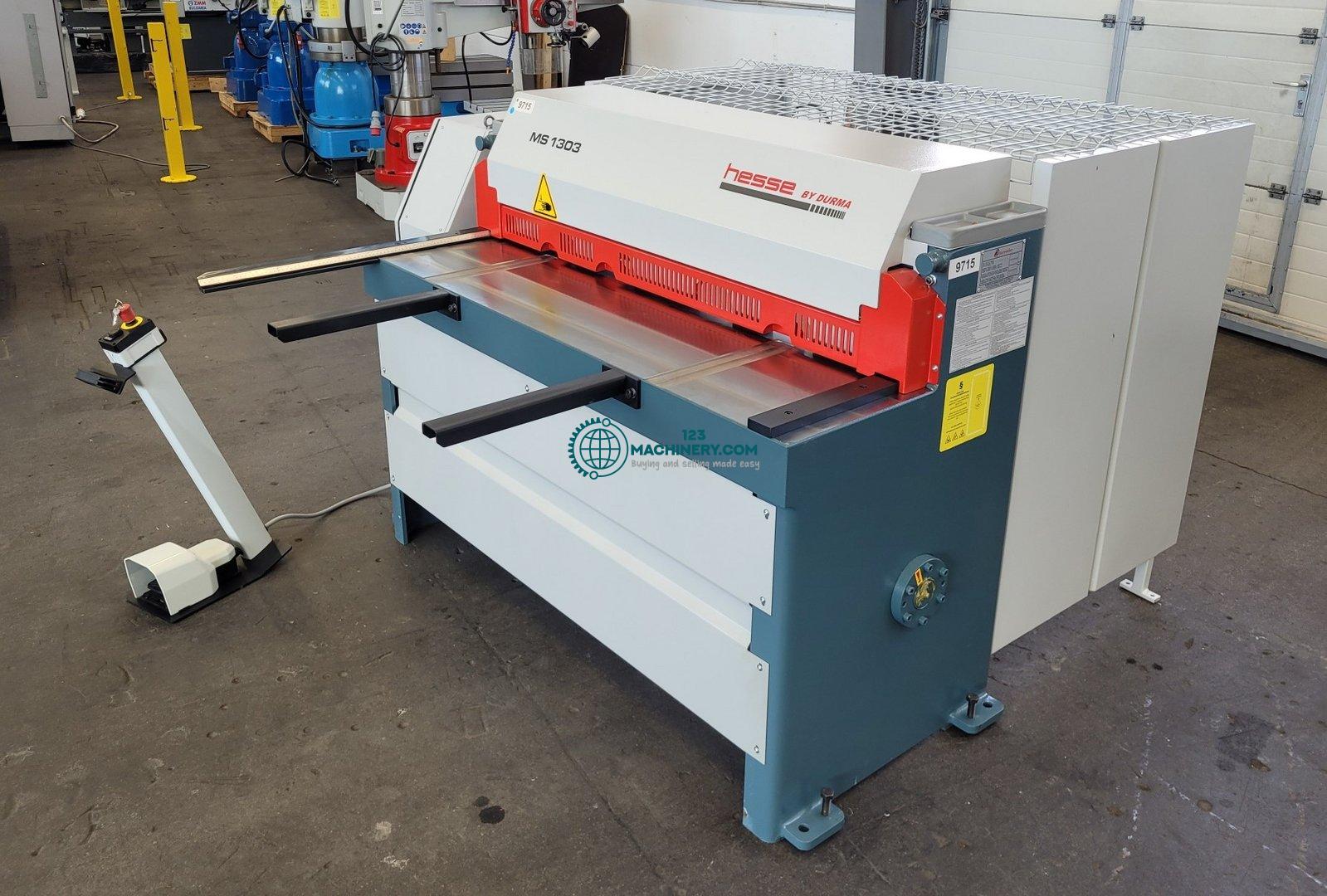 Afficher l`annonce Motorized plate shear HESSE by DURMA MS 1303