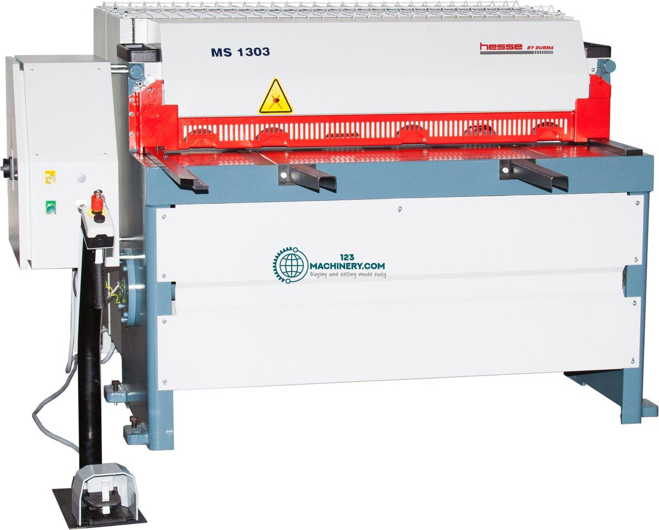 Afficher l`annonce Motorized plate shear HESSE by DURMA MS 1303