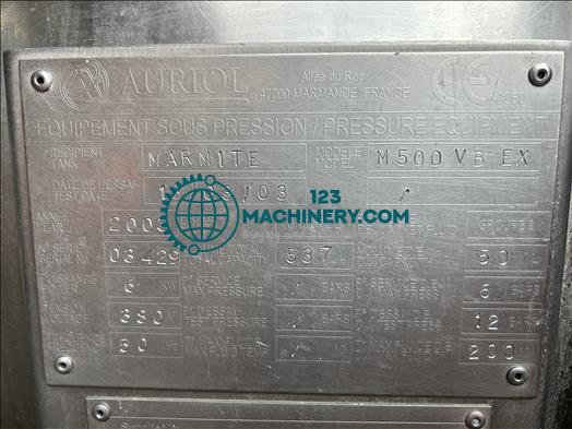 Auriol M500VBEX Cooking kettle with emulsifier