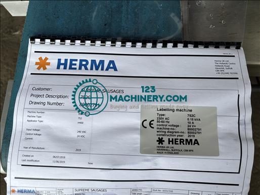 İlanı göster Herma 752C labeller