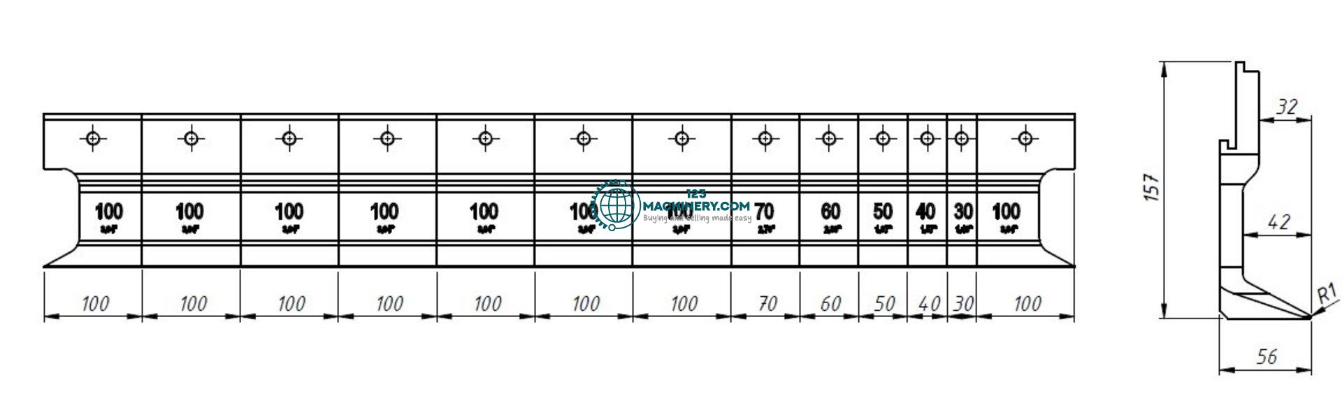 Manual folding machine ERBEND UFA 1015