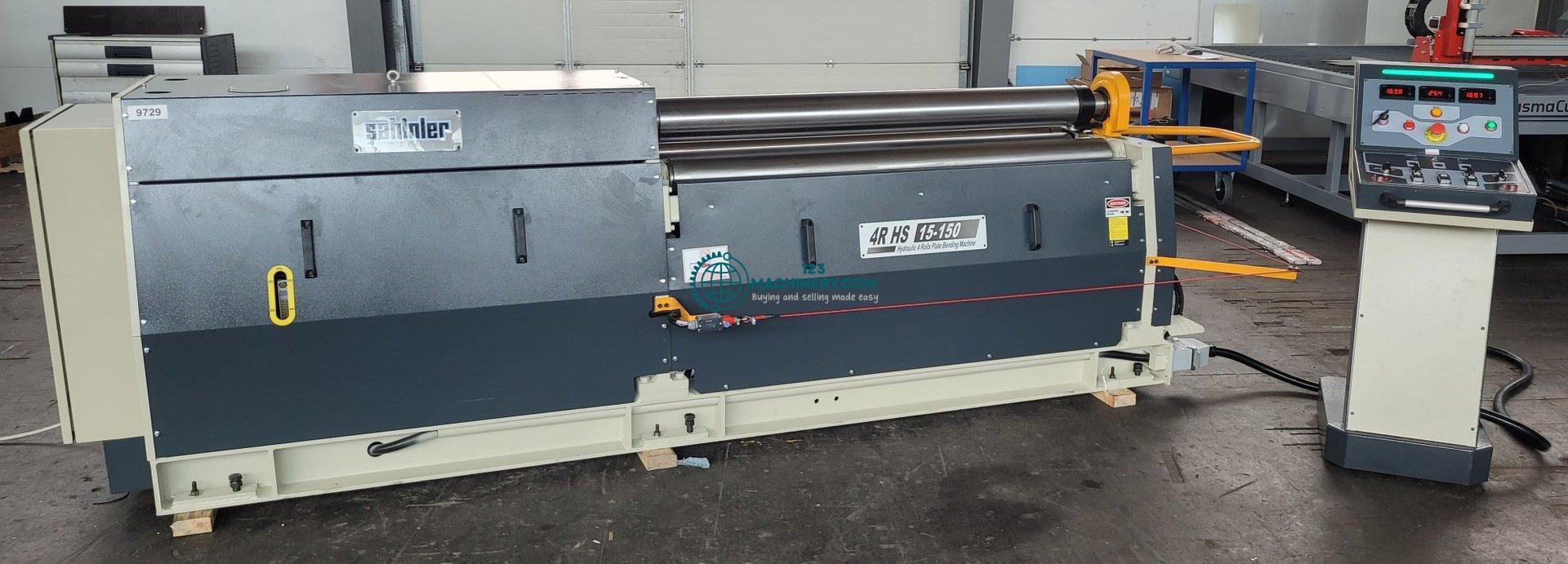 Hydraulic 4-roll plate bending machine HESSE by SAHINLER 4R 