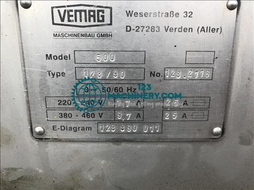 Vemag 500 vacuum filler