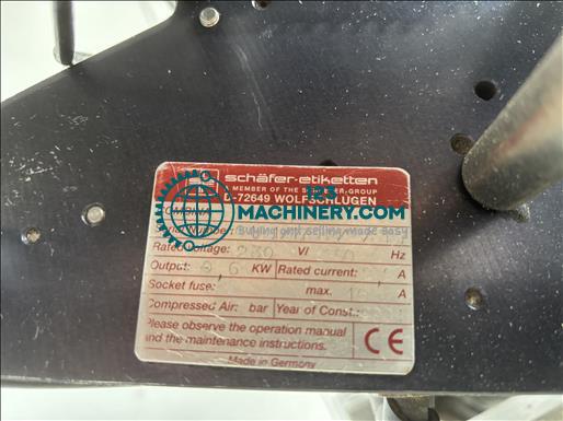 Show advert Schafer C1 Top labeller