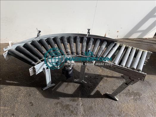 Show advert Soco systems 90 degree driven roller conveyor