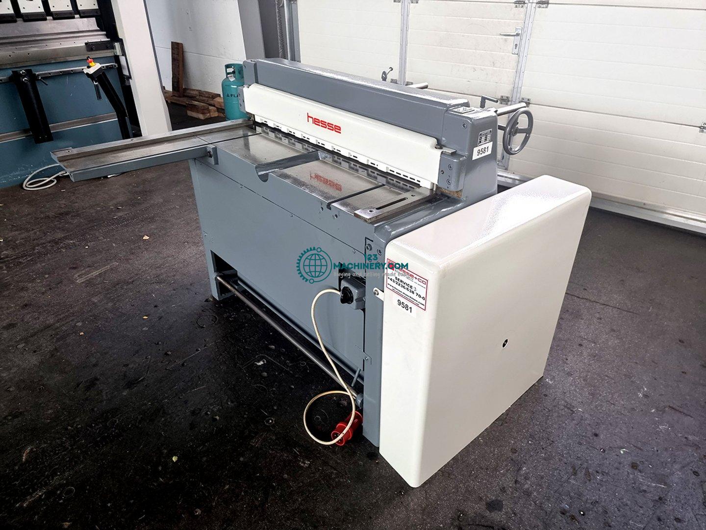 Motorized plate shear HESSE KS 12