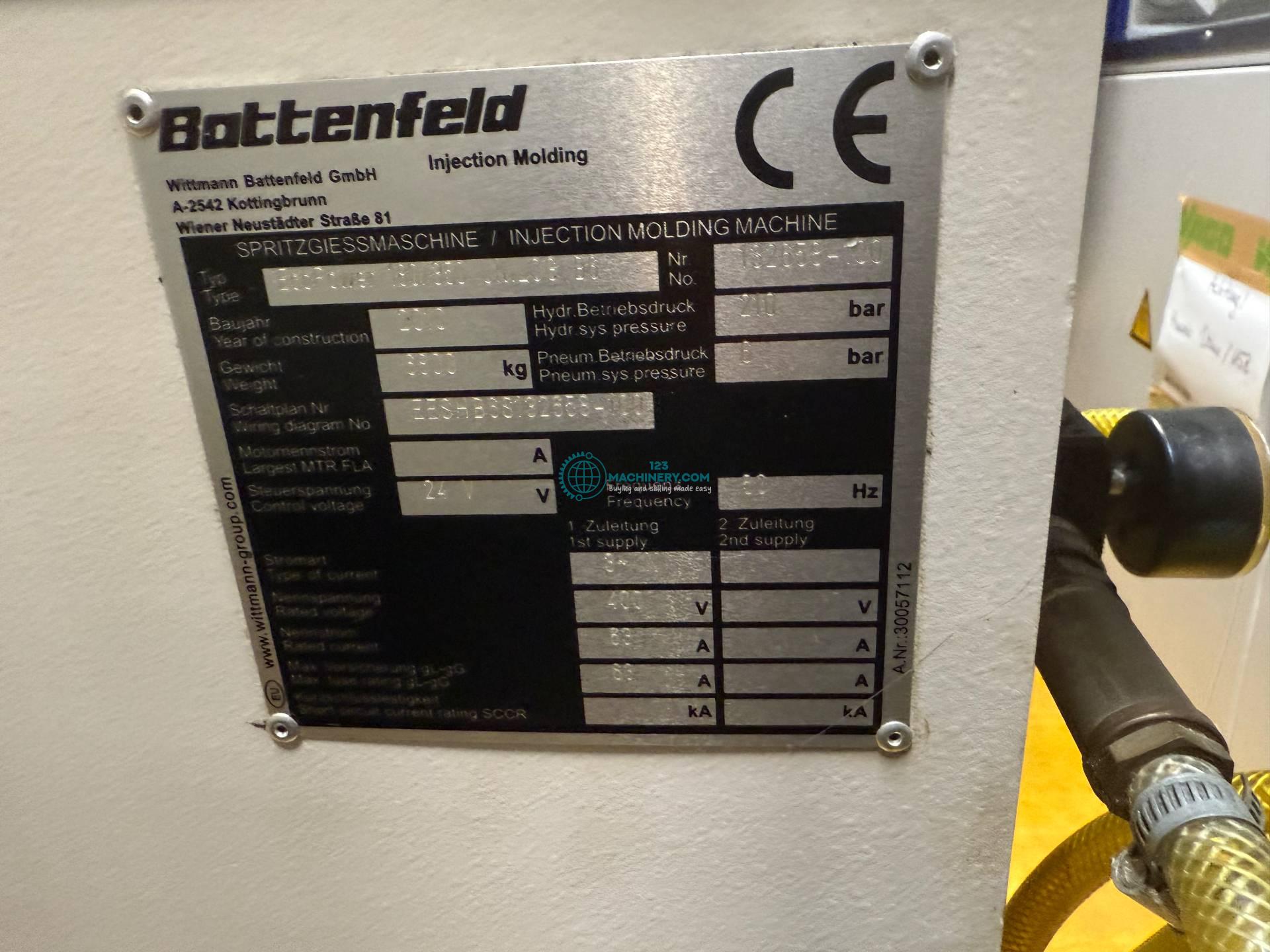 Used WITTMANN BATTENFELD EcoPower 180/350 UNILOG B6S