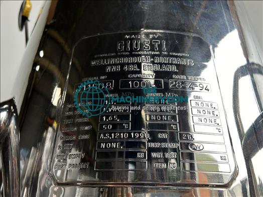 Mostrar anuncio Giusti 100L Holding vessel