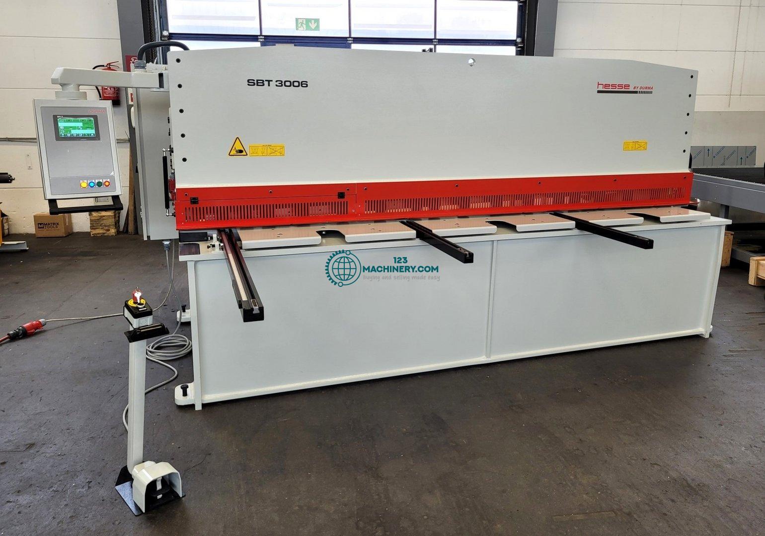 Показывать рекламу Hydraulic plate shear HESSE by DURMA SBT 3006