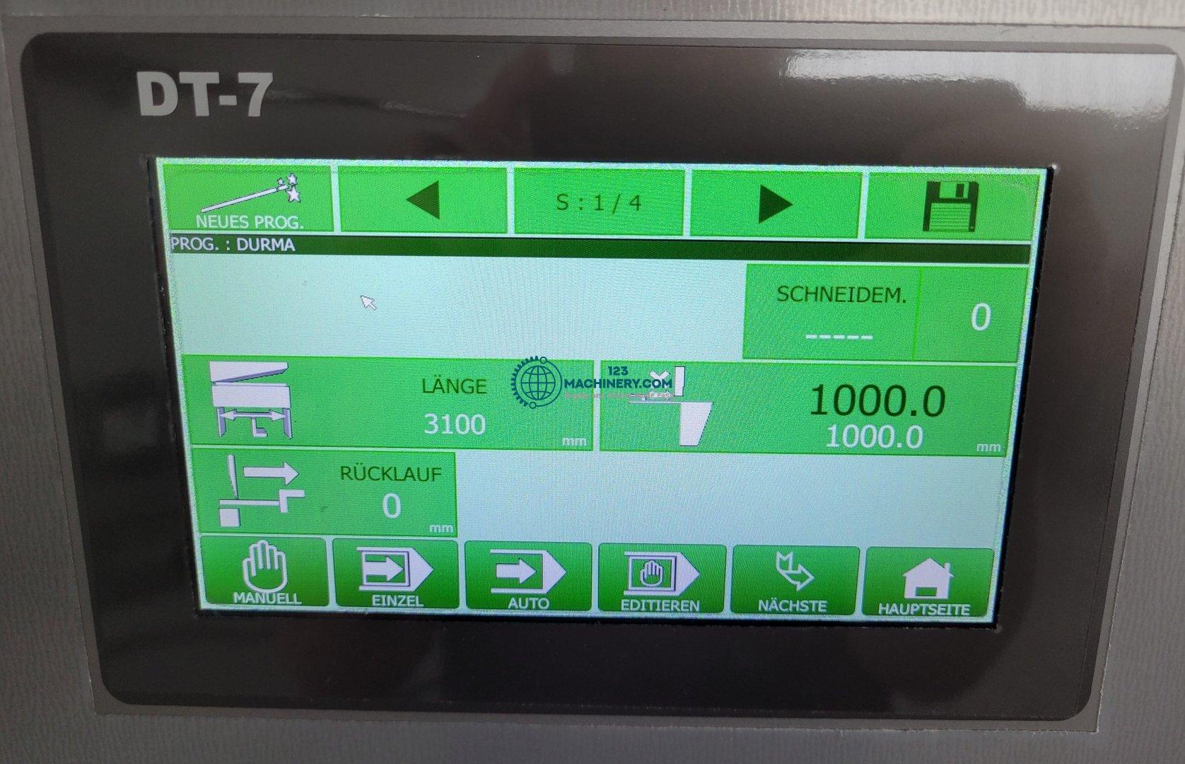 Показывать рекламу Hydraulic plate shear HESSE by DURMA SBT 3006