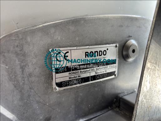 Show advert Rondo SFE6607 Pastry Sheeter