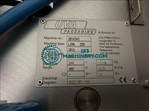 VDL UVA Lima 250 High Speed VFFS
