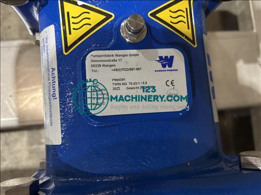 Wangen Twin NG70 Screw pump