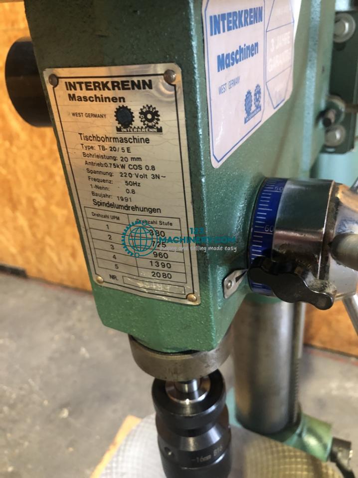 Toon advertentie Interkern TB-20 / 5E table-drilling machine