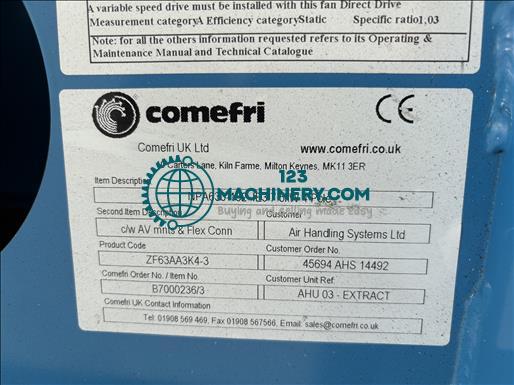 Comefri NPA630RD Centrifugal fan