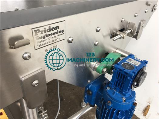 Priden stainless twin lane V conveyor