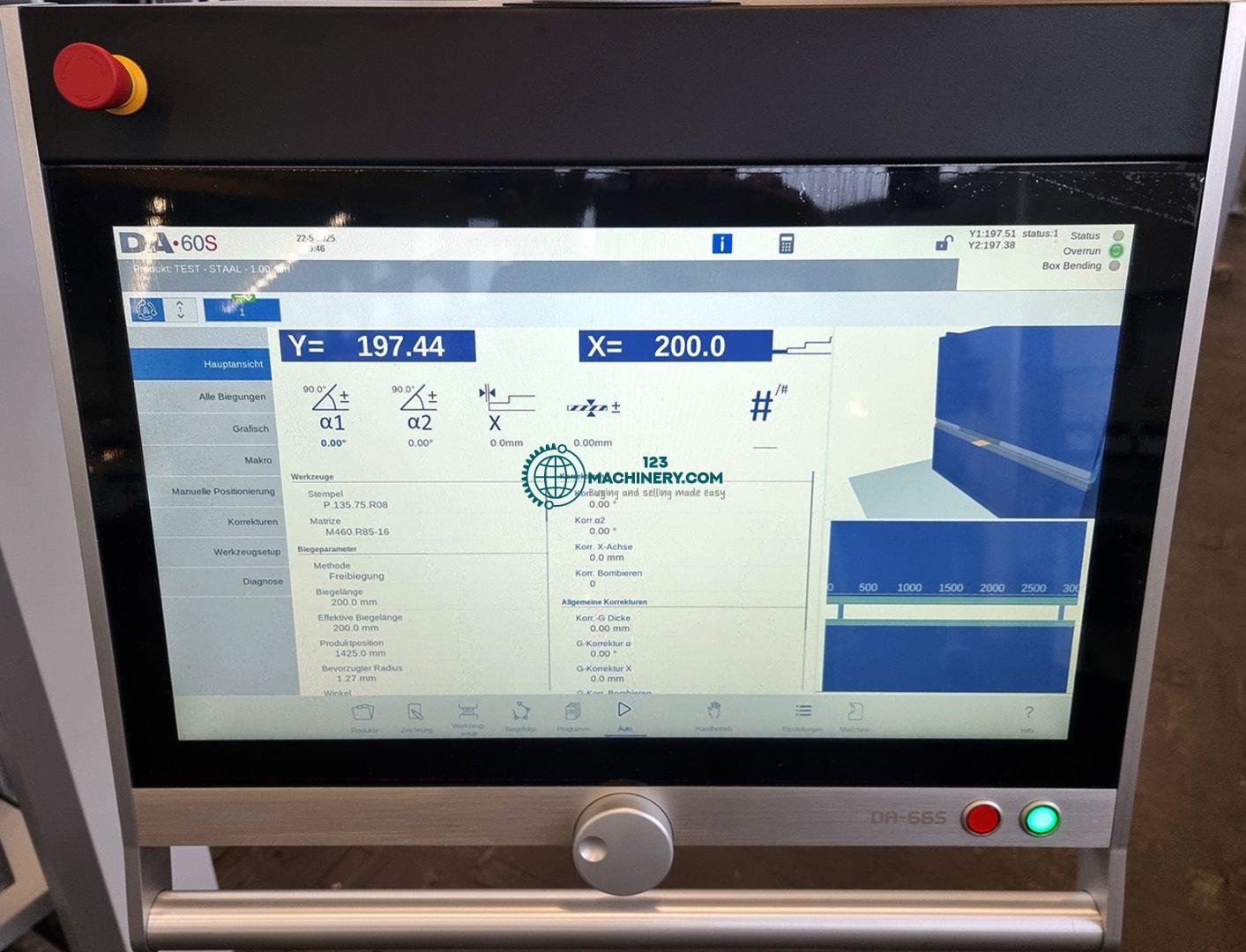 Hydraulic CNC press brake HESSE by DURMA AD-Servo 