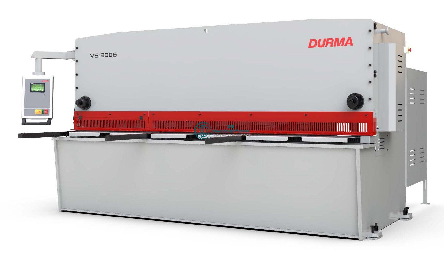 Hydraulic CNC plate shear HESSE by DURMA VS 3006