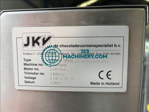 Toon advertentie JKV Hermes JKV30 Chocolate tempering machine