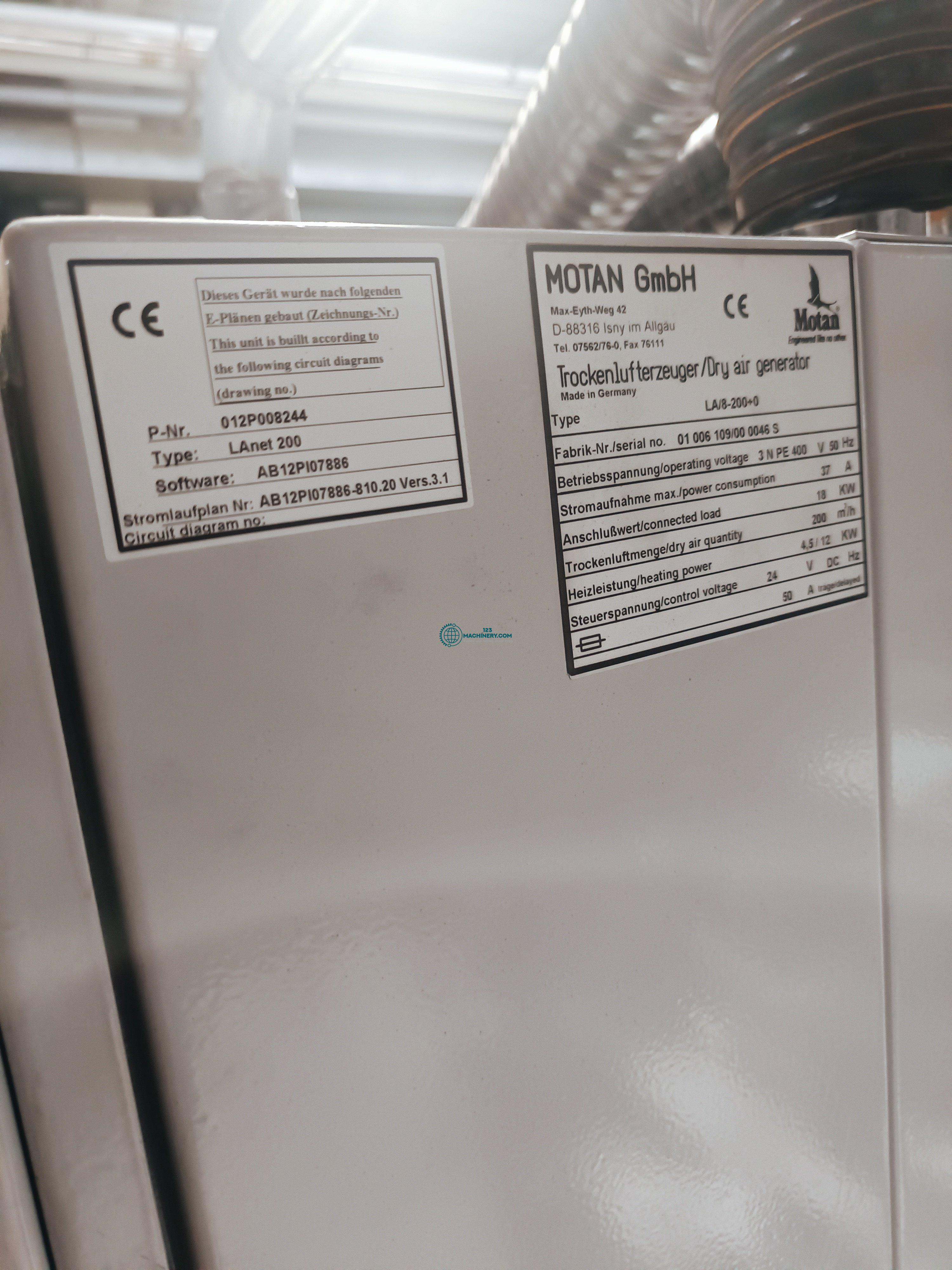 Used MOTAN LA8-200