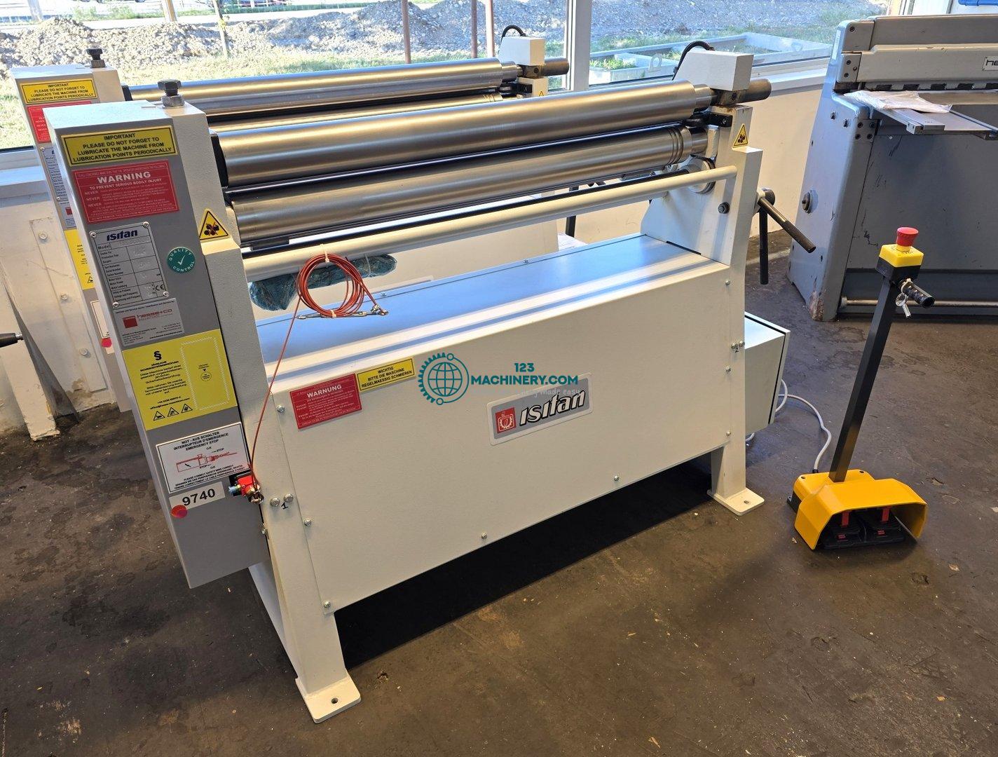 Motorized 3-roll plate bending machine HESSE by IS