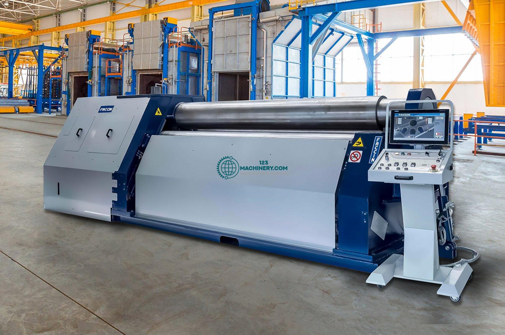 Hydraulic 4-roll plate bending machine FACCIN 4HEL-2122