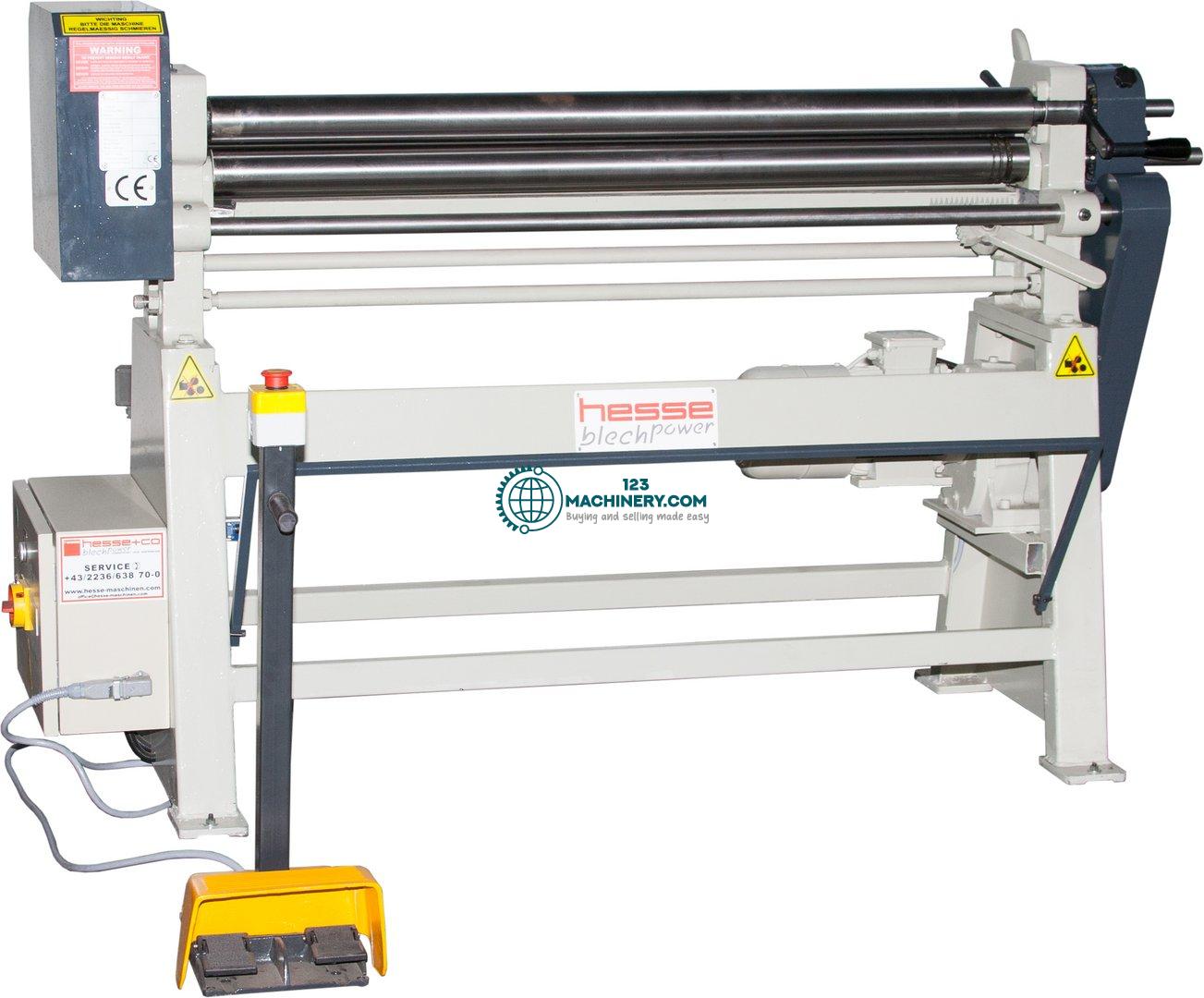 Motorized 3-roll plate bending machine HESSE by ISITAN IR 12
