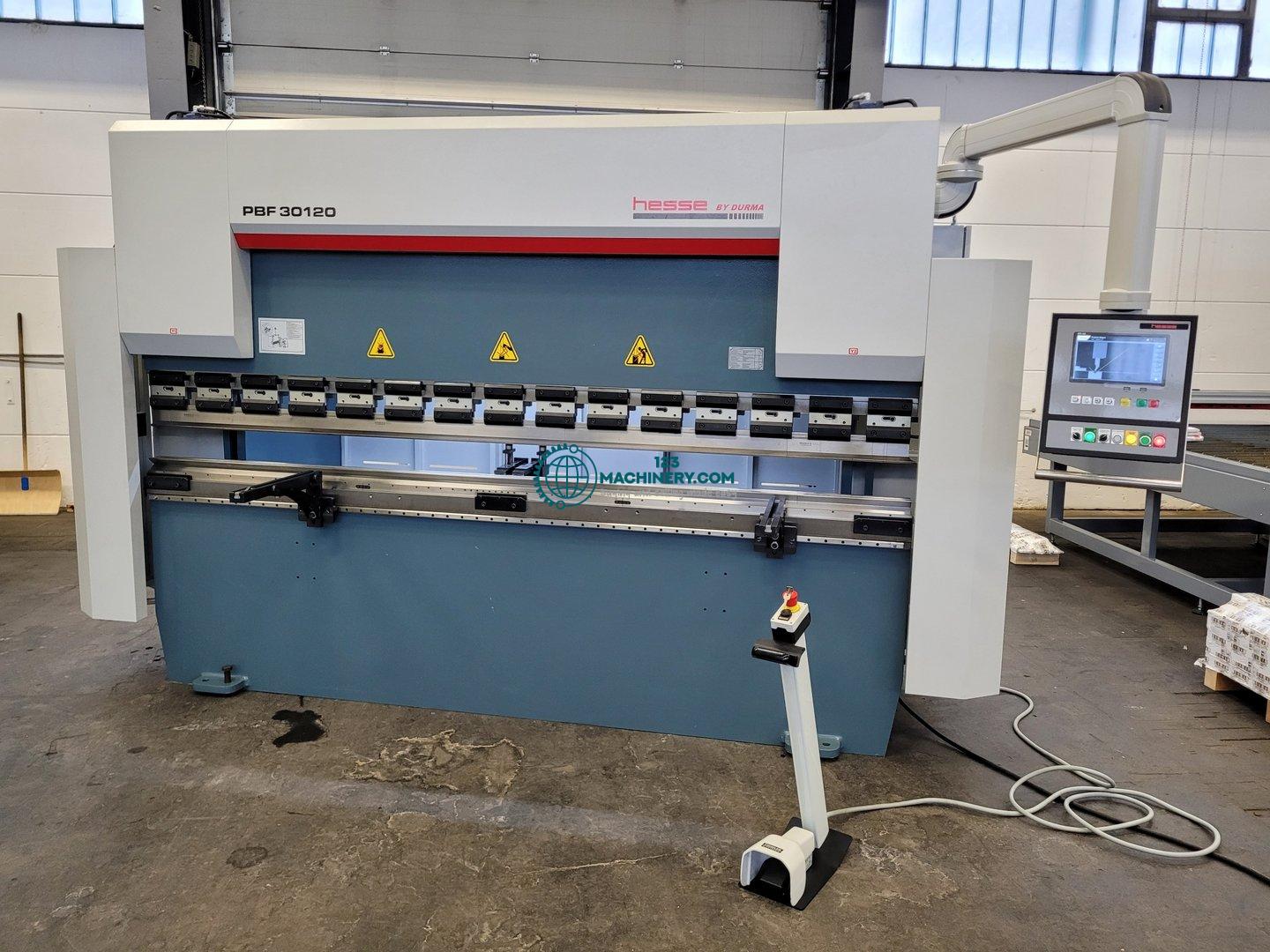 Hydraulic CNC press brake HESSE by DURMA PBF 30120